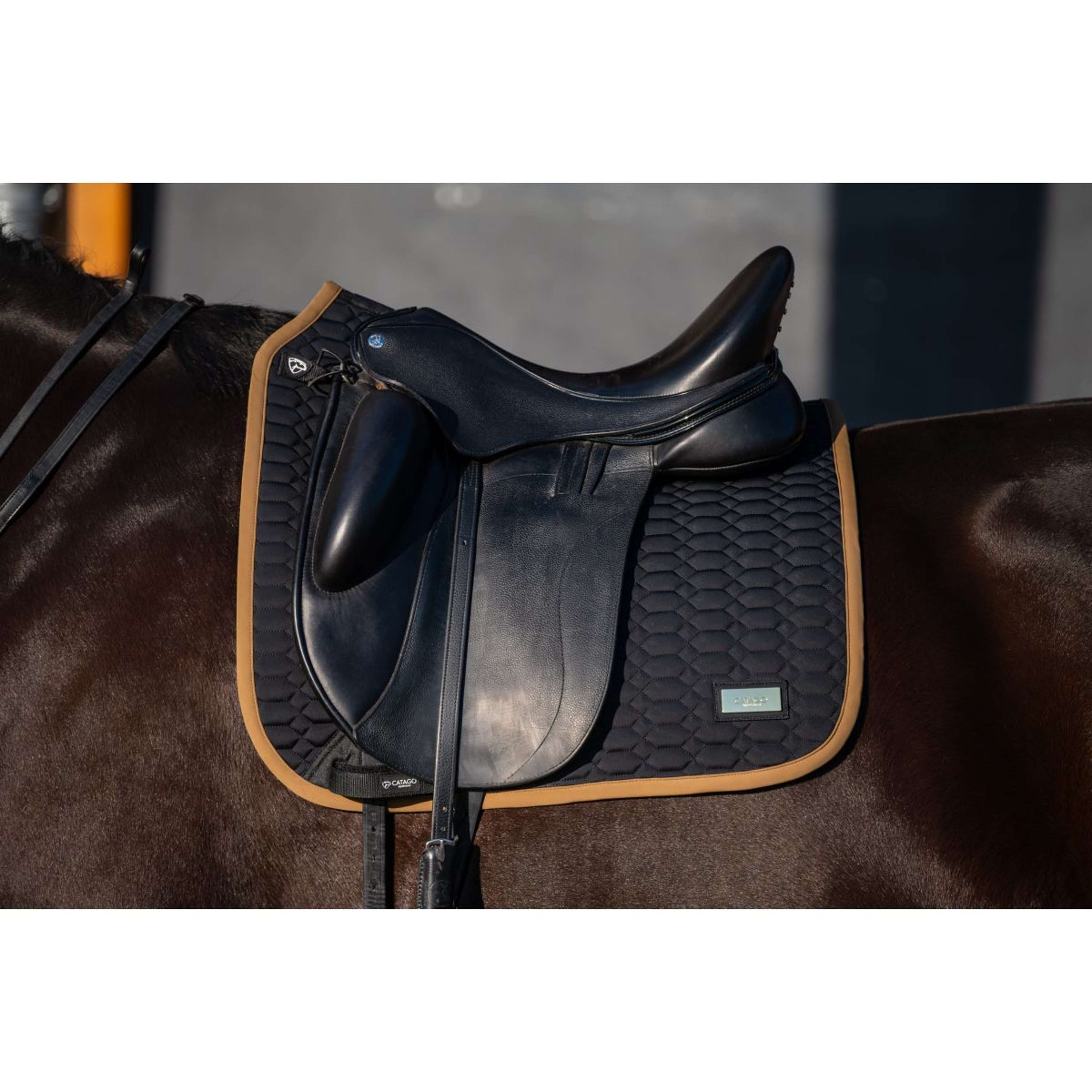 Catago Tapis de Selle FIR-Tech Grand 16 Dressage Noir