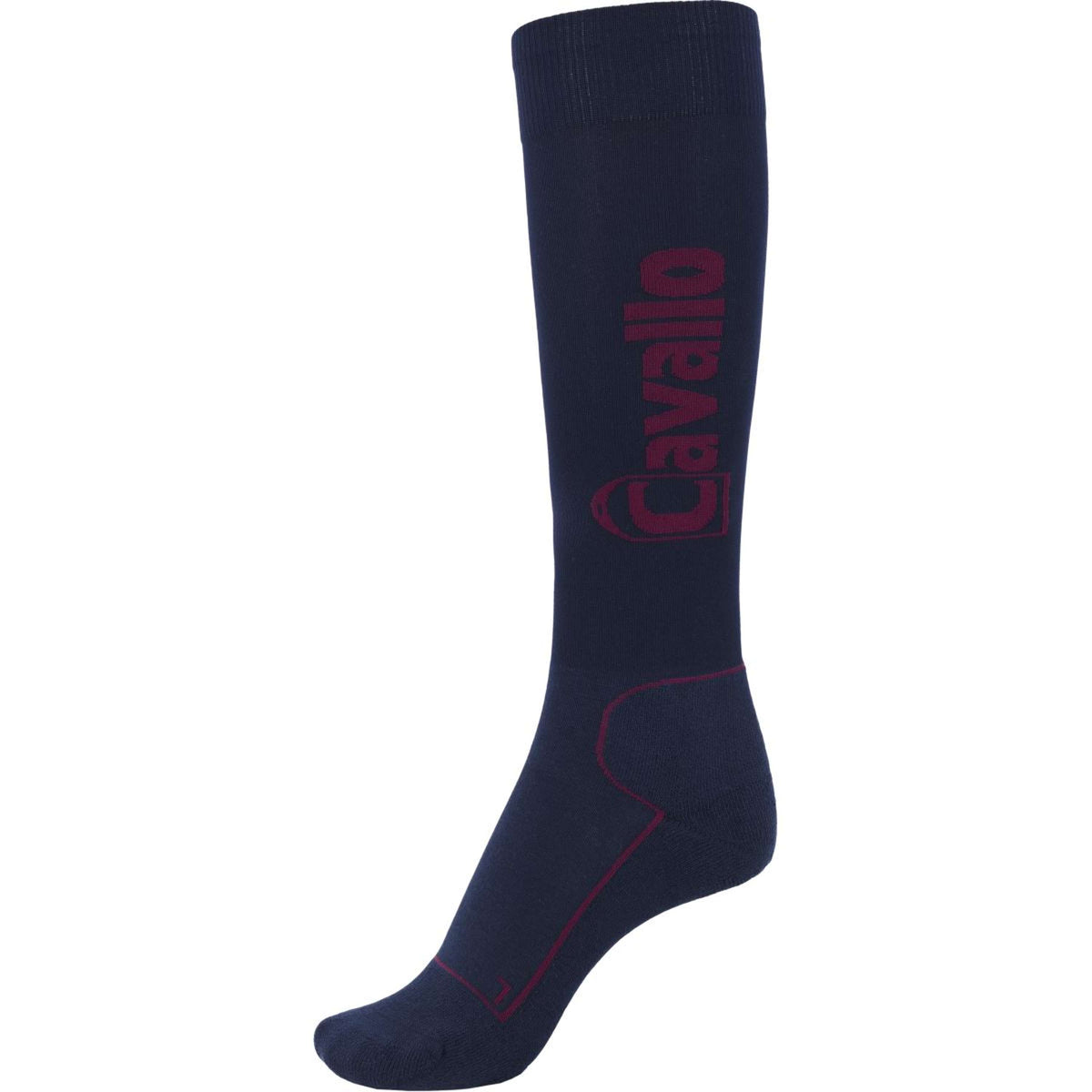 Cavallo Chaussettes CavalSimo Dark Blue/Red Wine