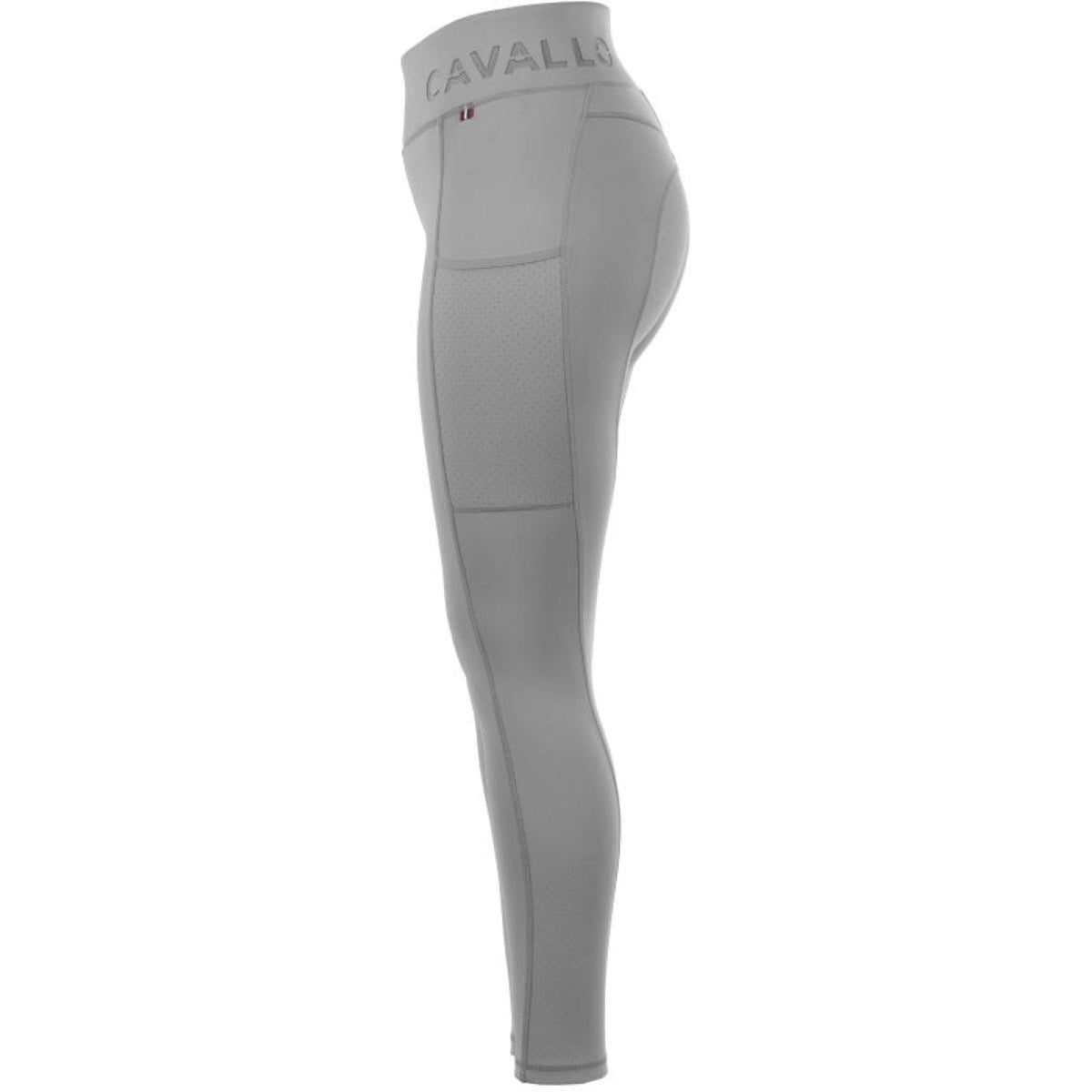 Cavallo Legging d'Équitation CavalLene Grip RL Full Grip Argentgris