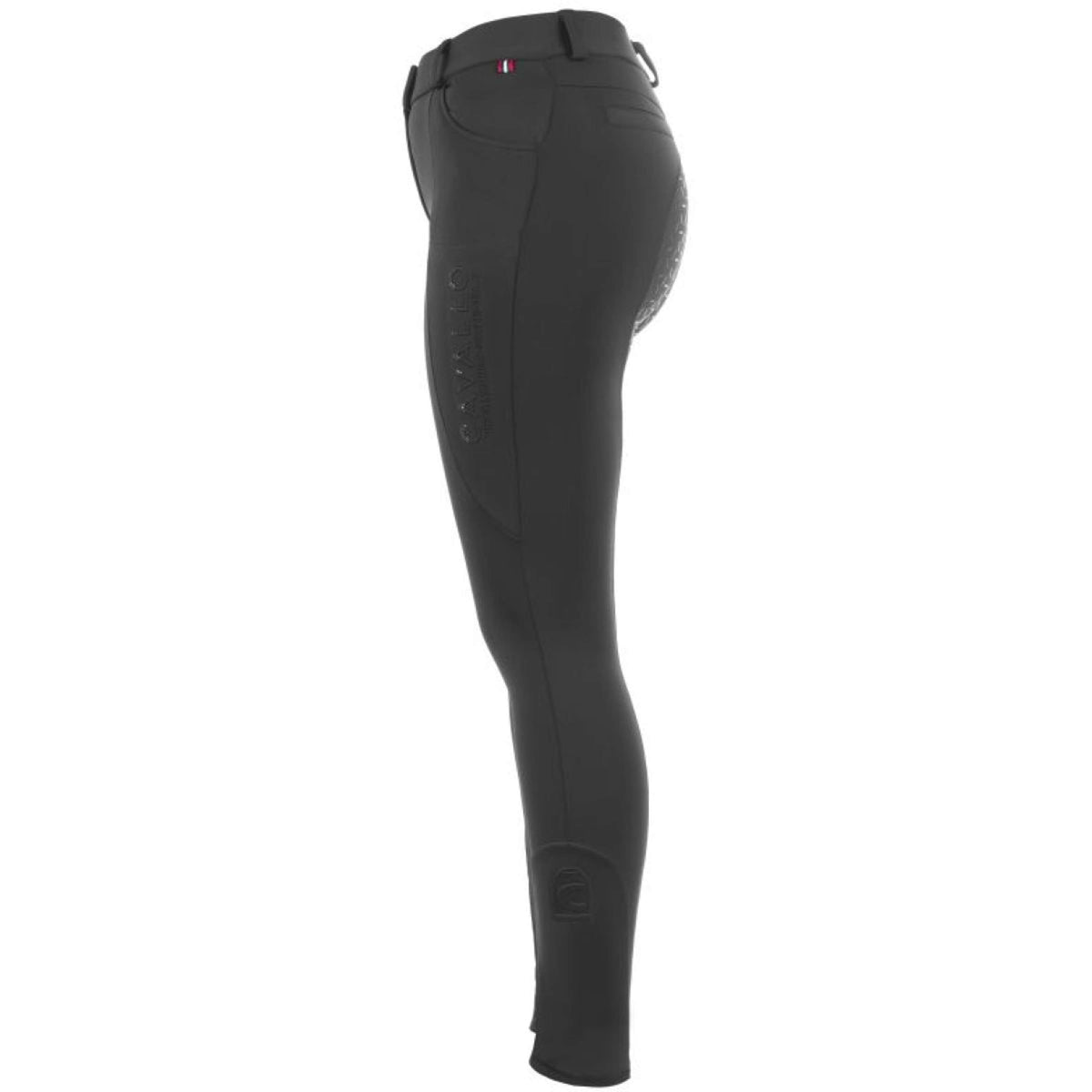 Cavallo Pantalon d'Équitation CavalCecilia Grip Mobile Full Grip Noir