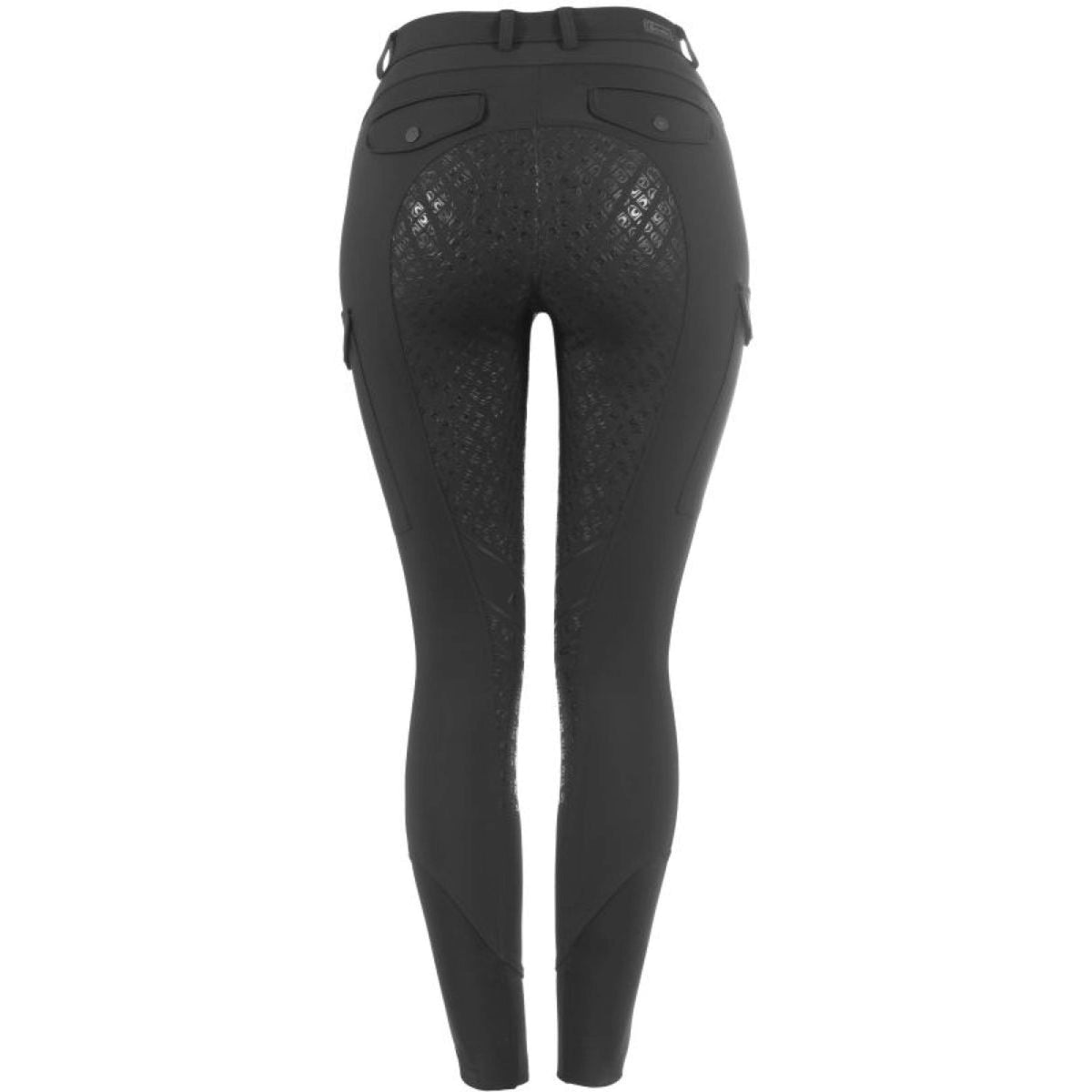 Cavallo Pantalon d'Équitation CavalCosma Grip Mobile Full Grip Noir