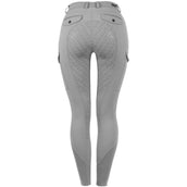 Cavallo Pantalon d'Équitation CavalCosma Grip Mobile Full Grip Argentgris