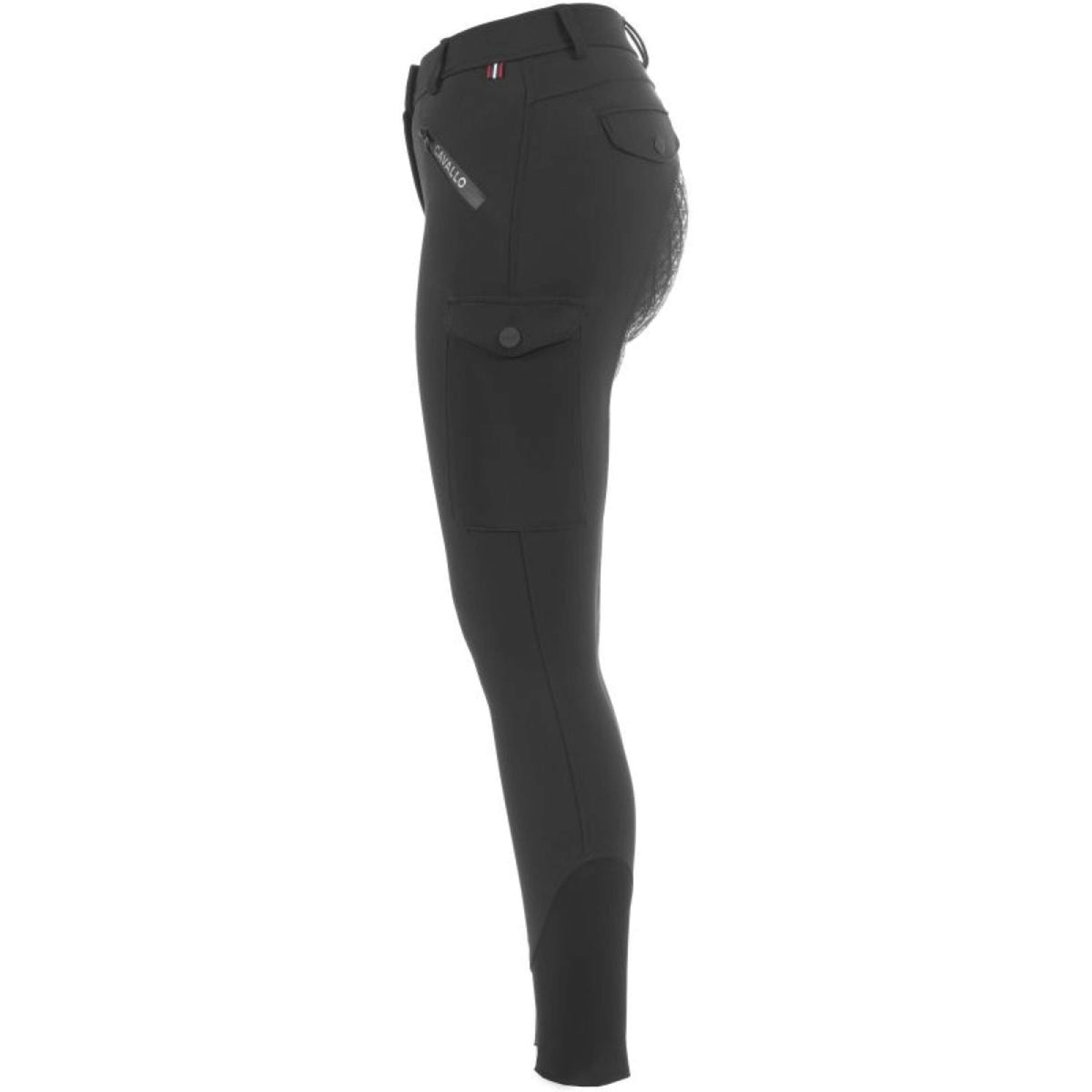 Cavallo Pantalon d'Équitation CavalCosma Grip Mobile Full Grip Noir