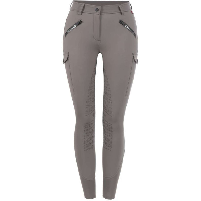 Cavallo Pantalon d'Équitation CavalCosma Grip Mobile Full Grip Mud Taupe