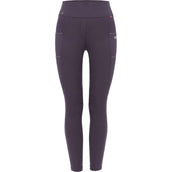 Cavallo Legging d'Équitation Lana Grip RL Prune