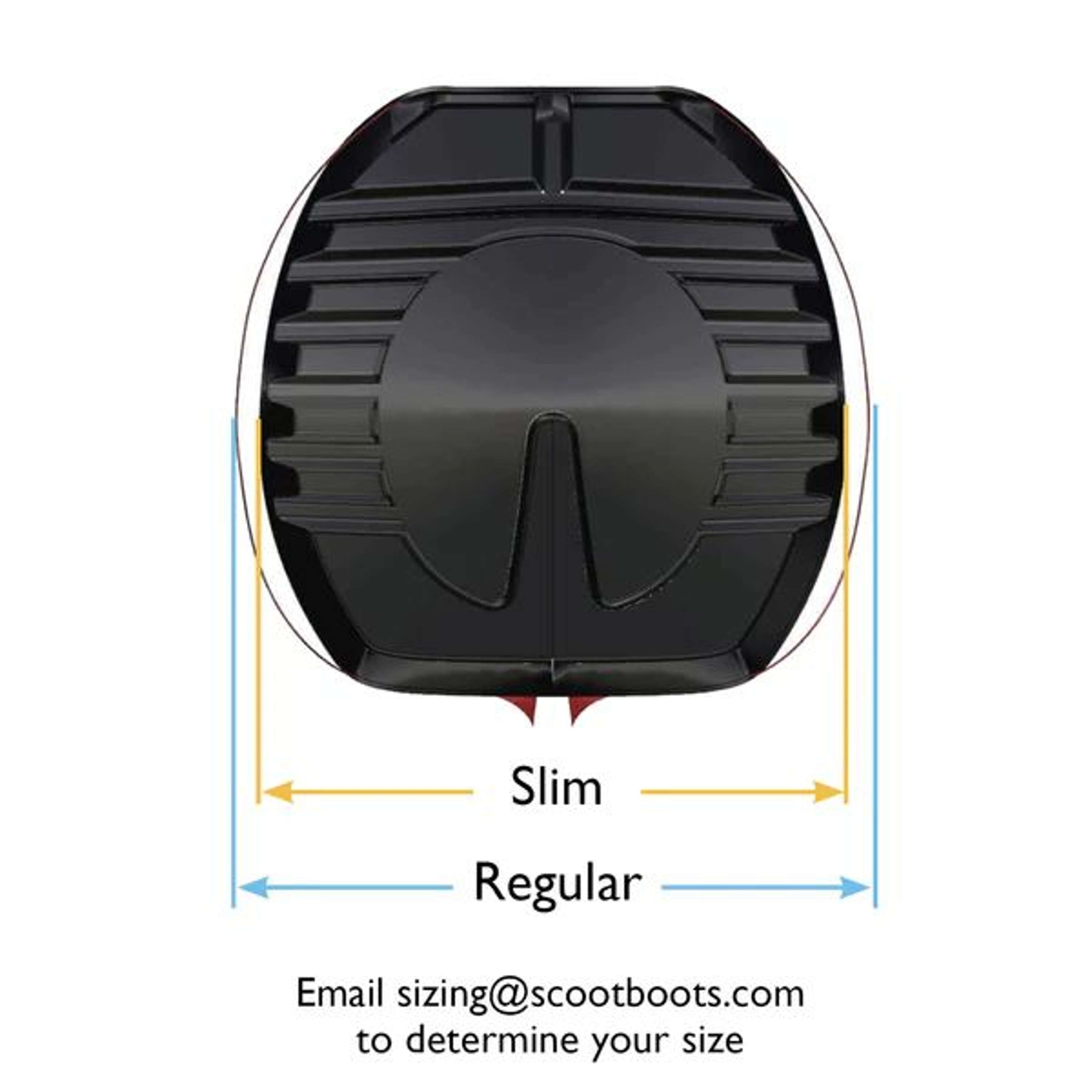 Scoot Boot Hipposandale Slim Single Poney Noir