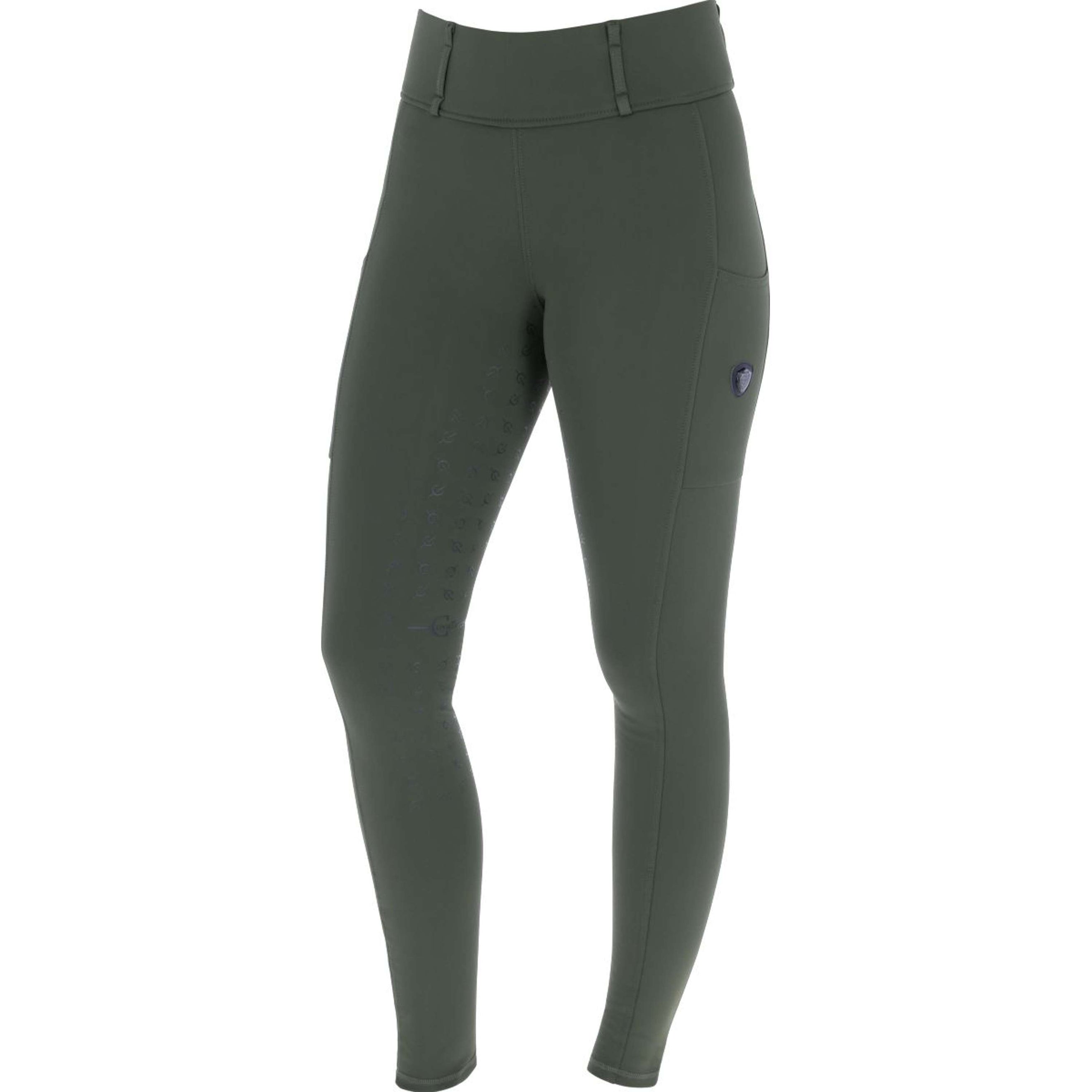 Covalliero Legging d'Équitation AW24 Full Grip Opal Green