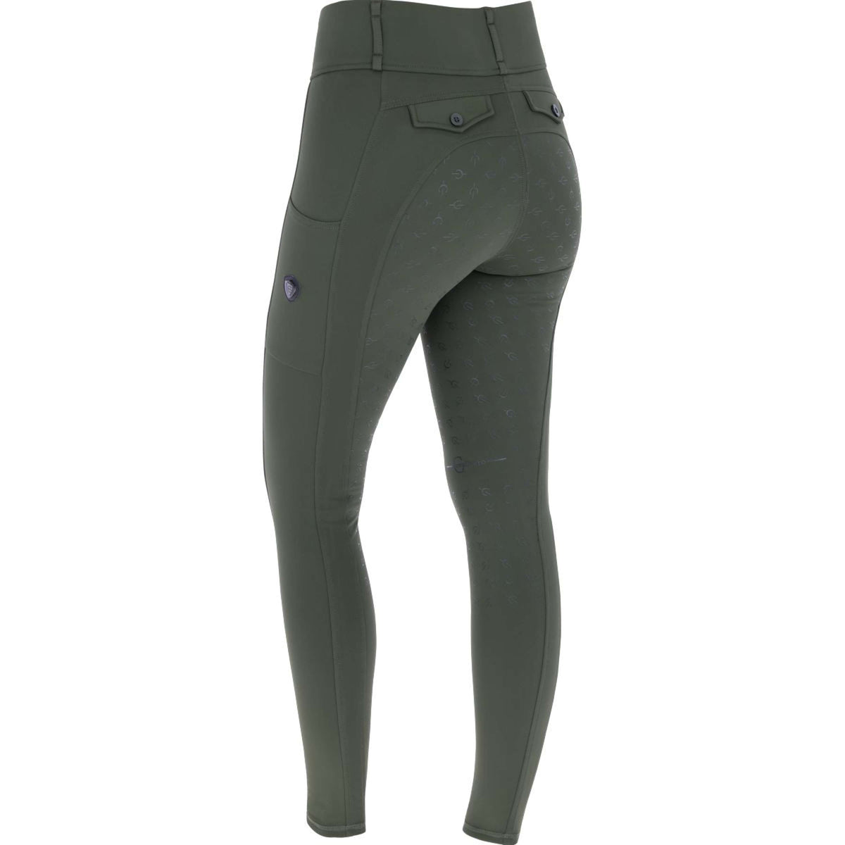 Covalliero Legging d'Équitation AW24 Full Grip Opal Green