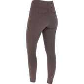 Covalliero Legging d'Équitation AW24 Full Grip Café-Marron