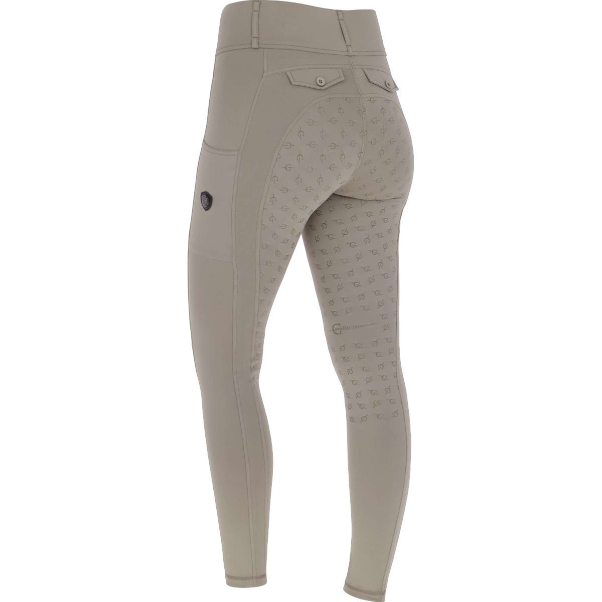 Covalliero Legging d'Équitation AW24 Full Grip Taupe