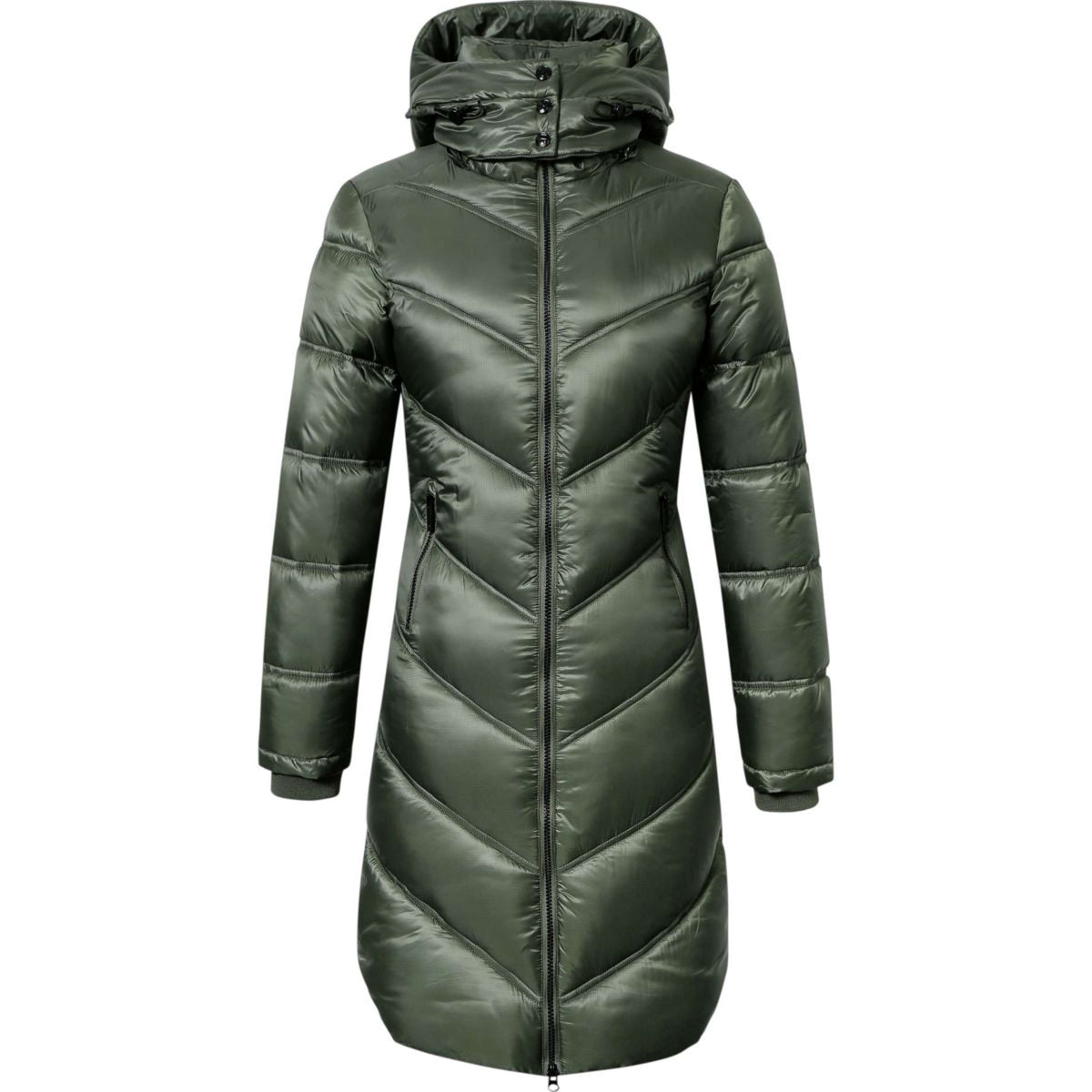 Covalliero Veste AW24 Long Opal Green