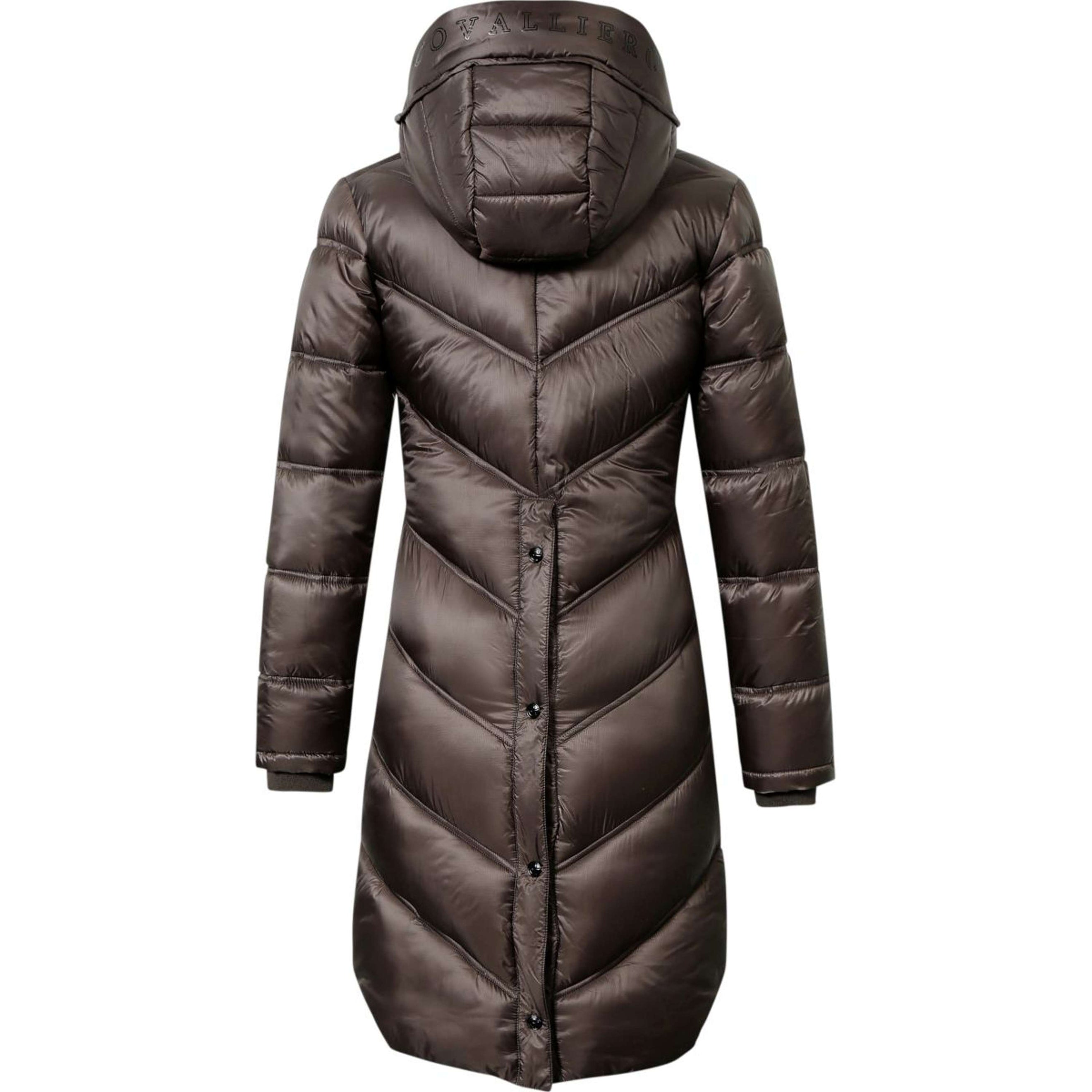 Covalliero Veste AW24 Long Café-Marron