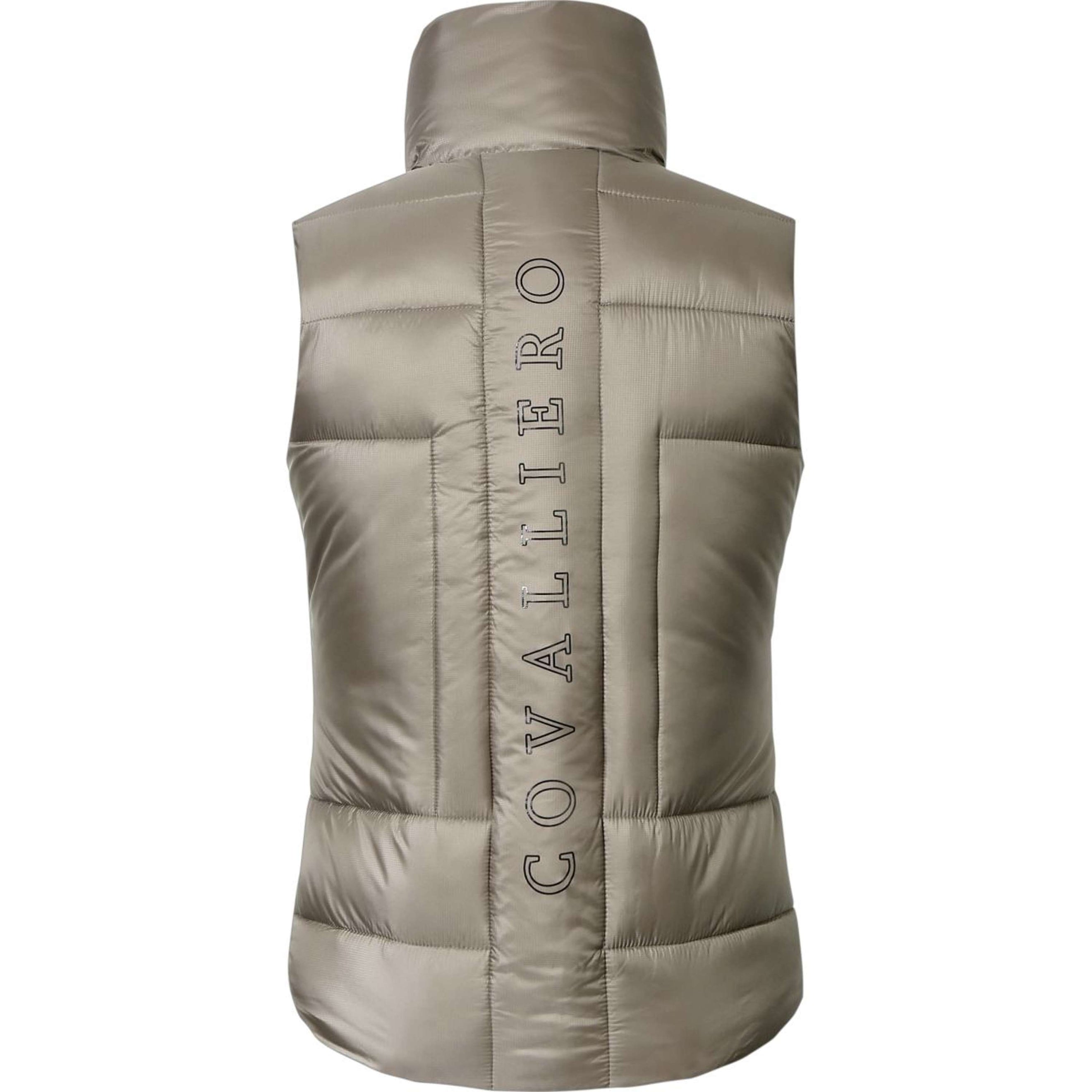 Covalliero Gilet Sans Manches AW24 Padded Taupe