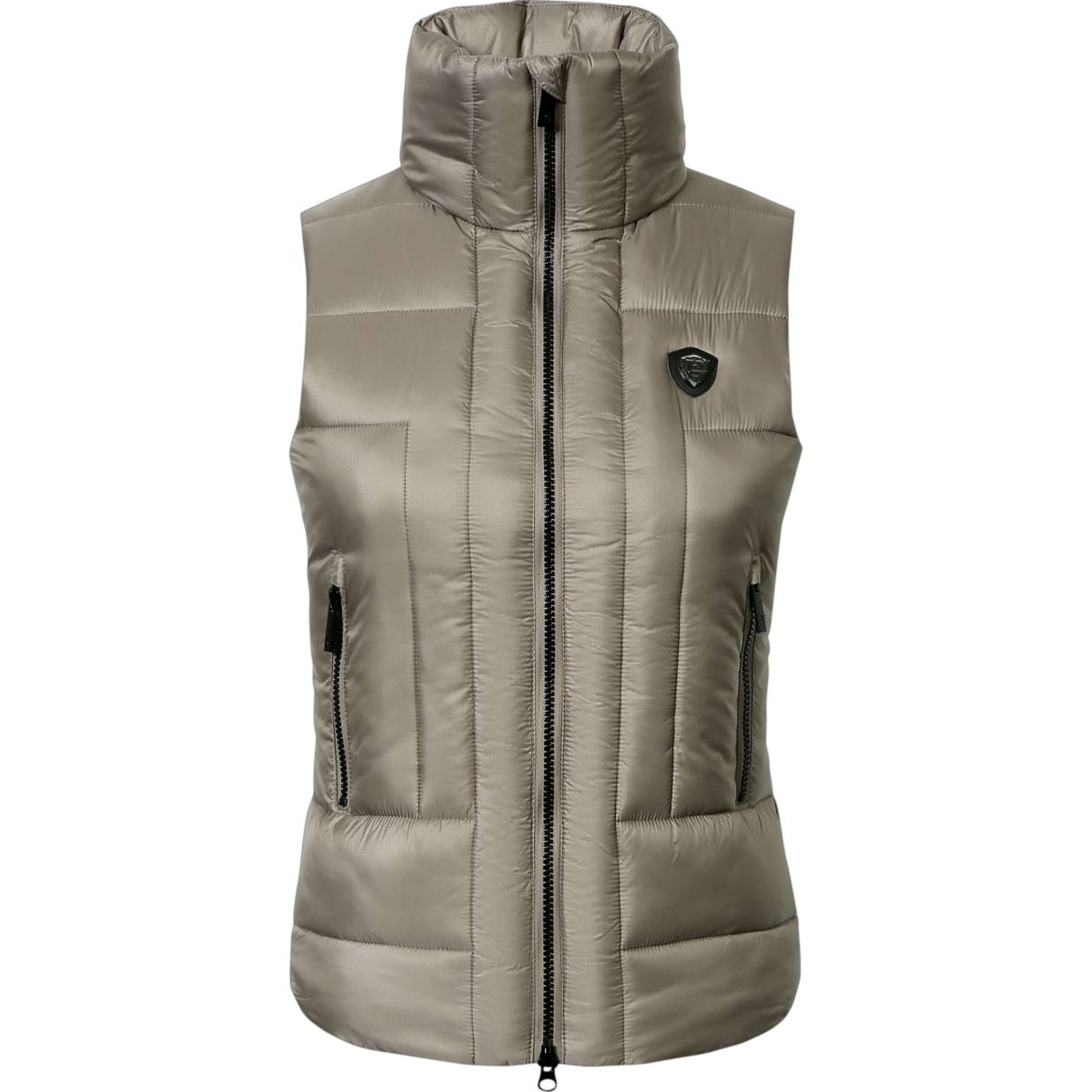 Covalliero Gilet Sans Manches AW24 Padded Taupe