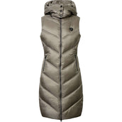 Covalliero Gilet Sans Manches AW24 Long Taupe