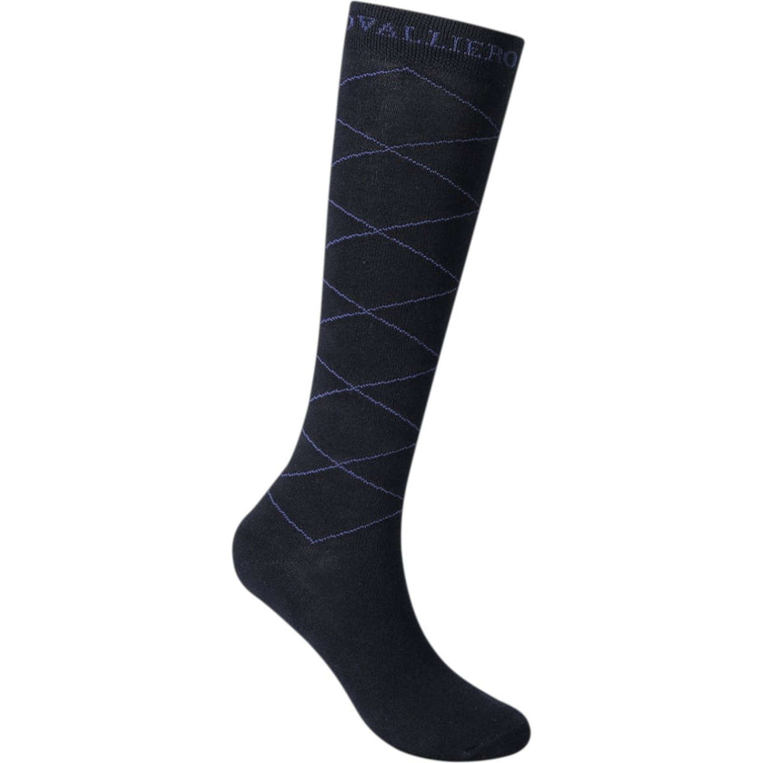 Covalliero Chaussettes AW24 Classic Marin foncé