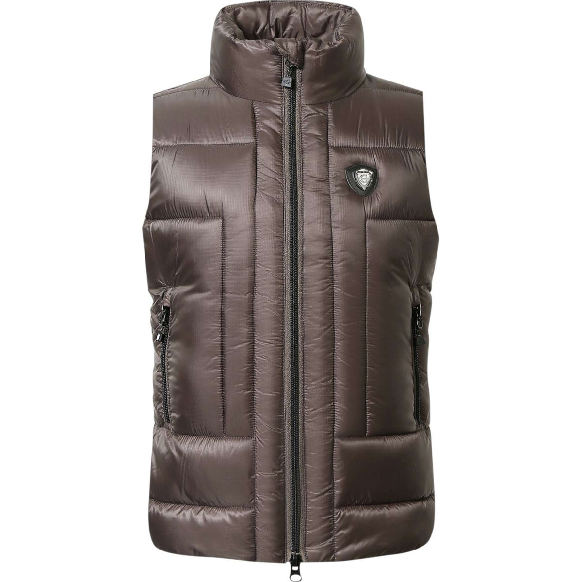 Covalliero Gilet Sans Manches AW24 Enfants Café-Marron