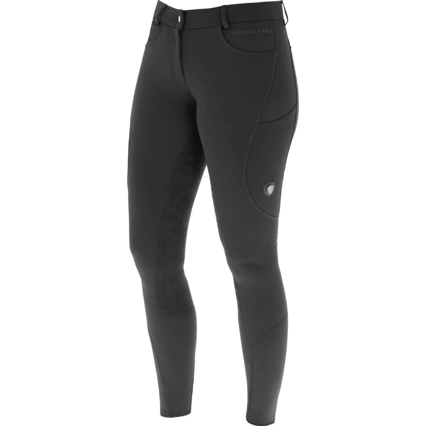 Covalliero Pantalon d'Équitation AW24 Full Grip Noir