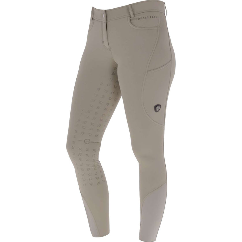 Covalliero Pantalon d'Équitation AW24 Grip Taupe