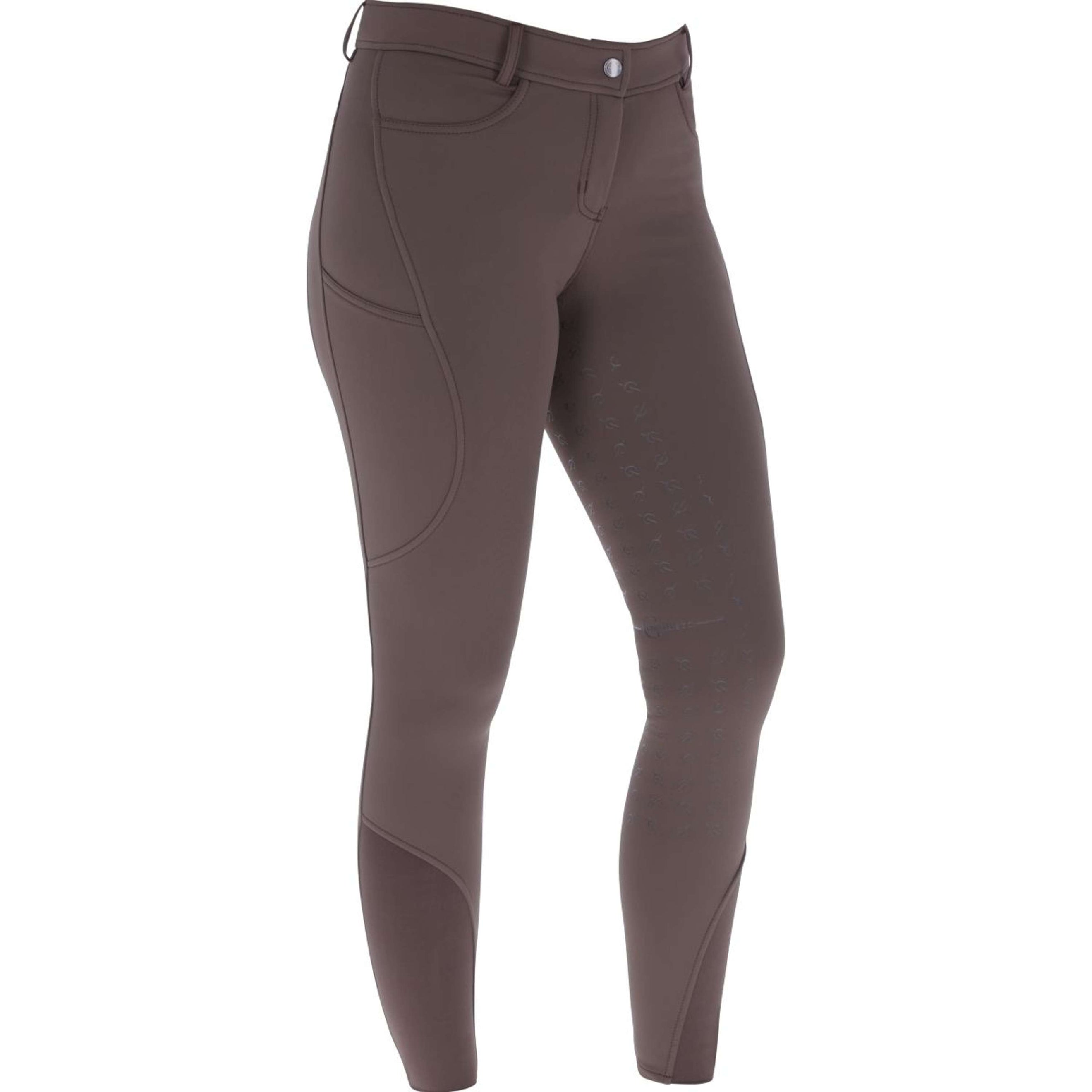 Covalliero Pantalon d'Équitation AW24 Grip Café-Marron