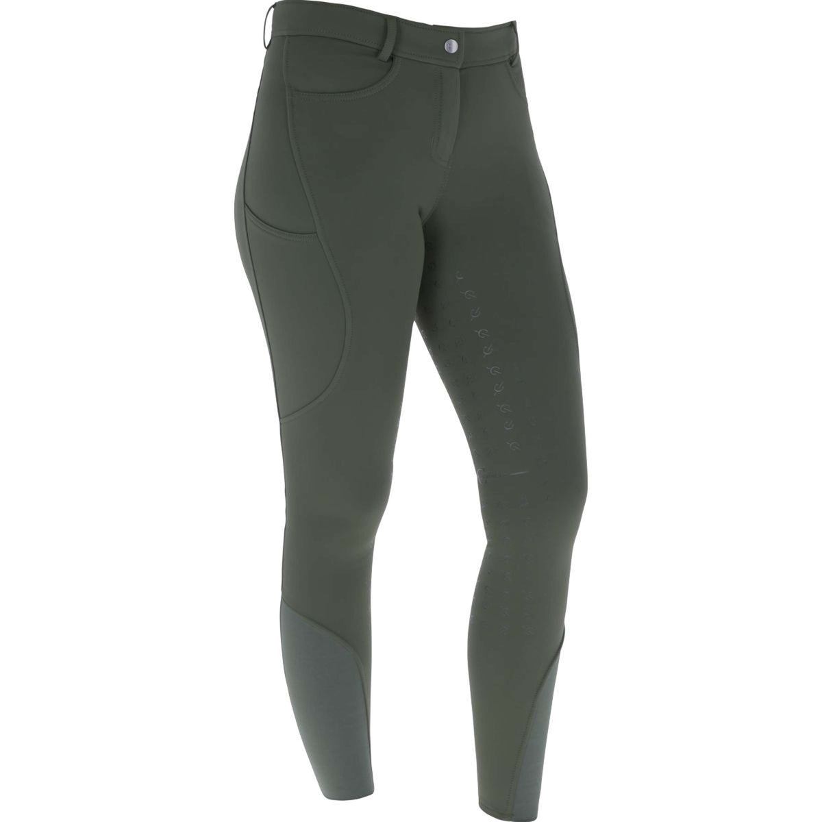 Covalliero Pantalon d'Équitation AW24 Grip Opal Green