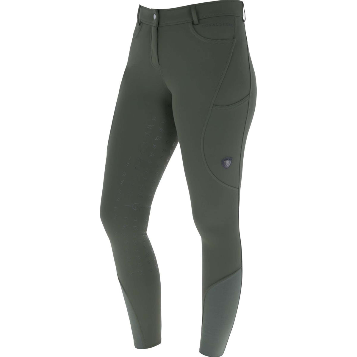 Covalliero Pantalon d'Équitation AW24 Grip Opal Green