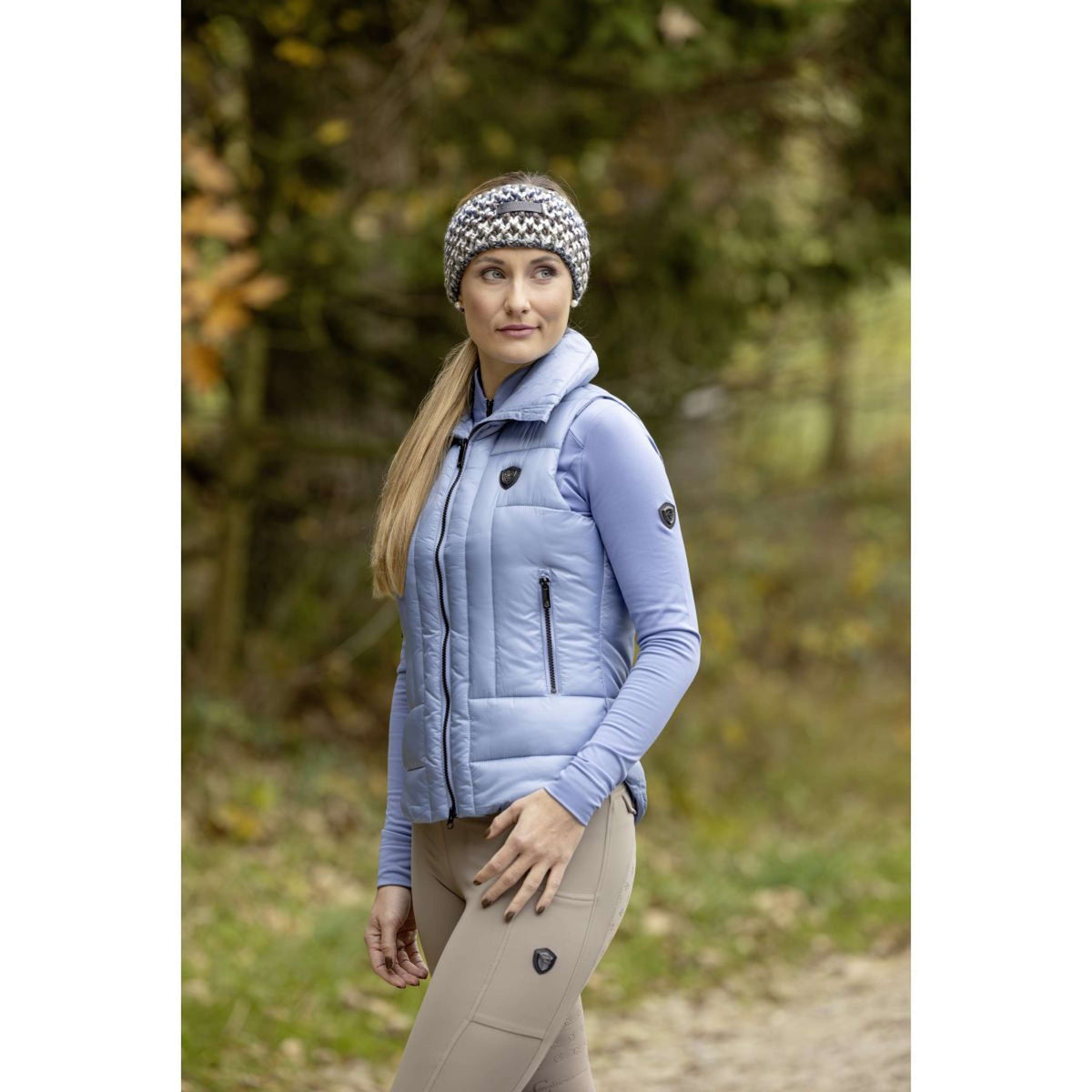 Covalliero Gilet Sans Manches AW24 Padded Winter Sky