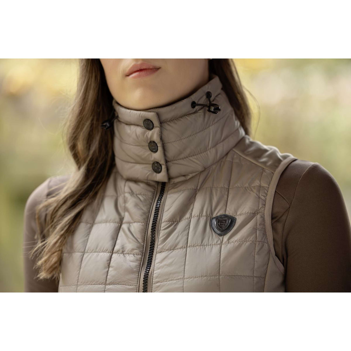 Covalliero Gilet Sans Manches AW24 Taupe