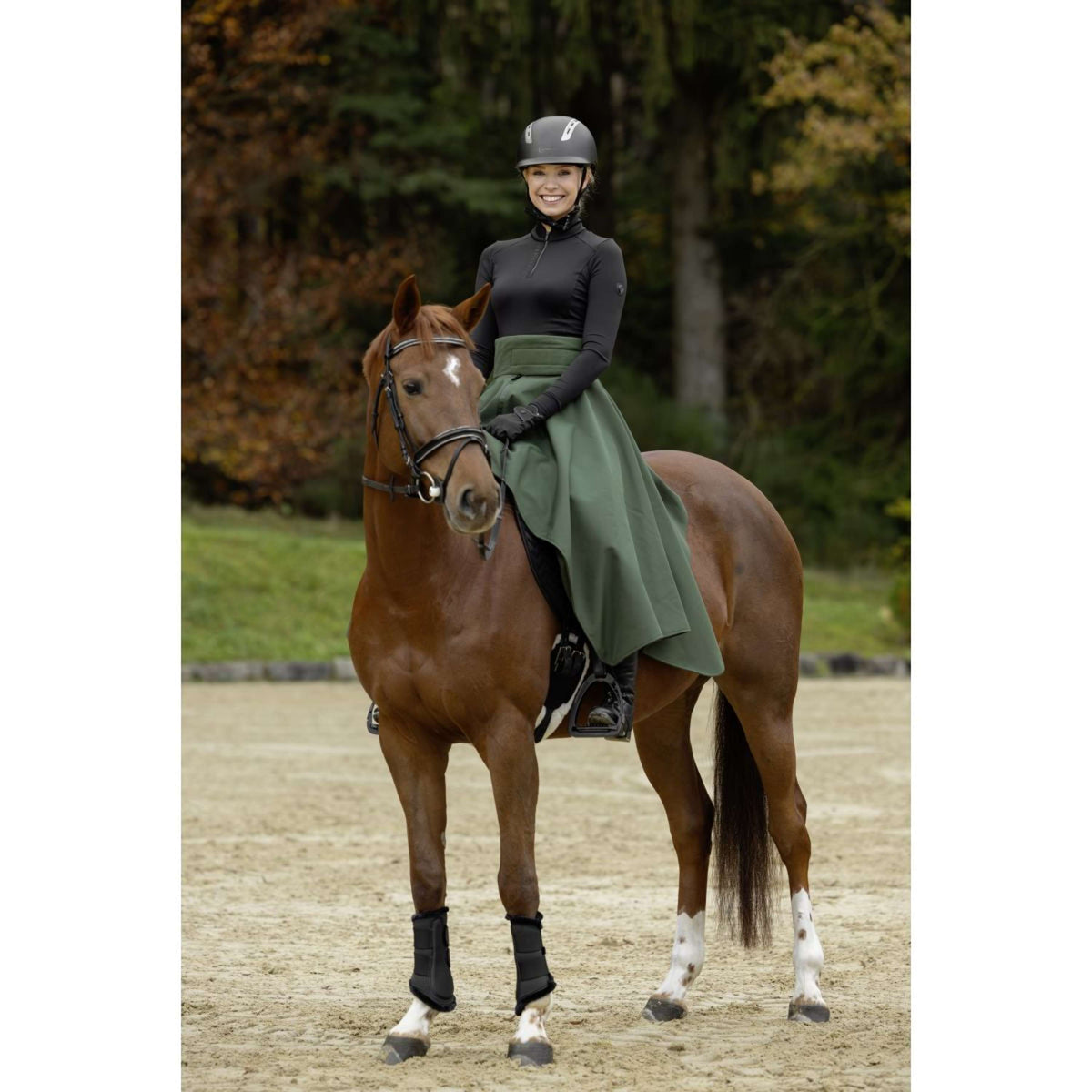 Covalliero Jupe d'Equitation AW24 Thermo Opal Green