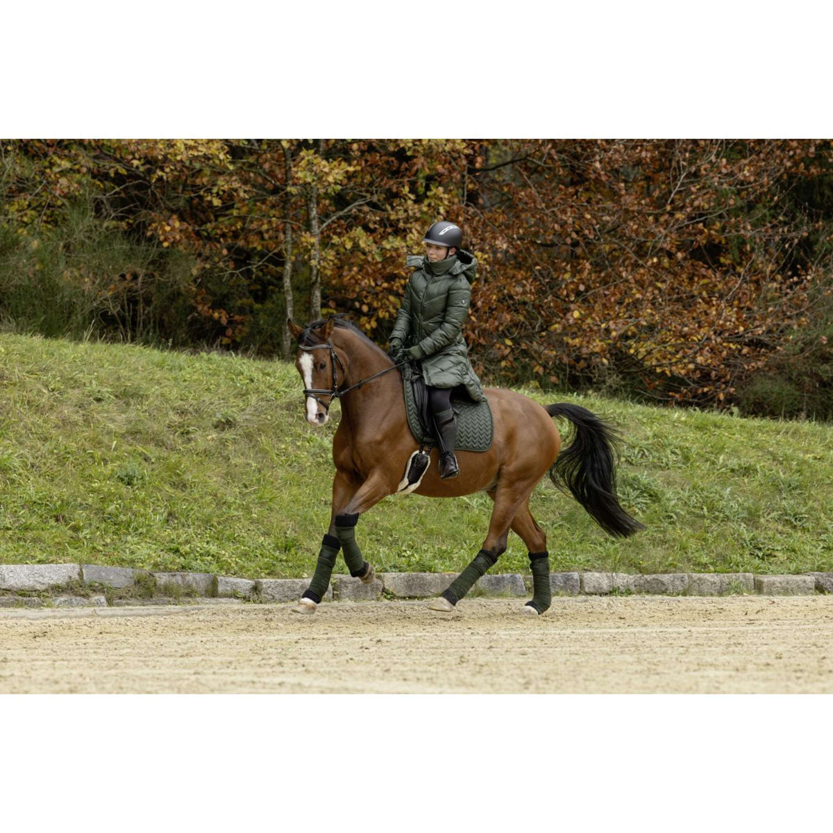 Covalliero Tapis de Selle AW24 Dressage Opal Green