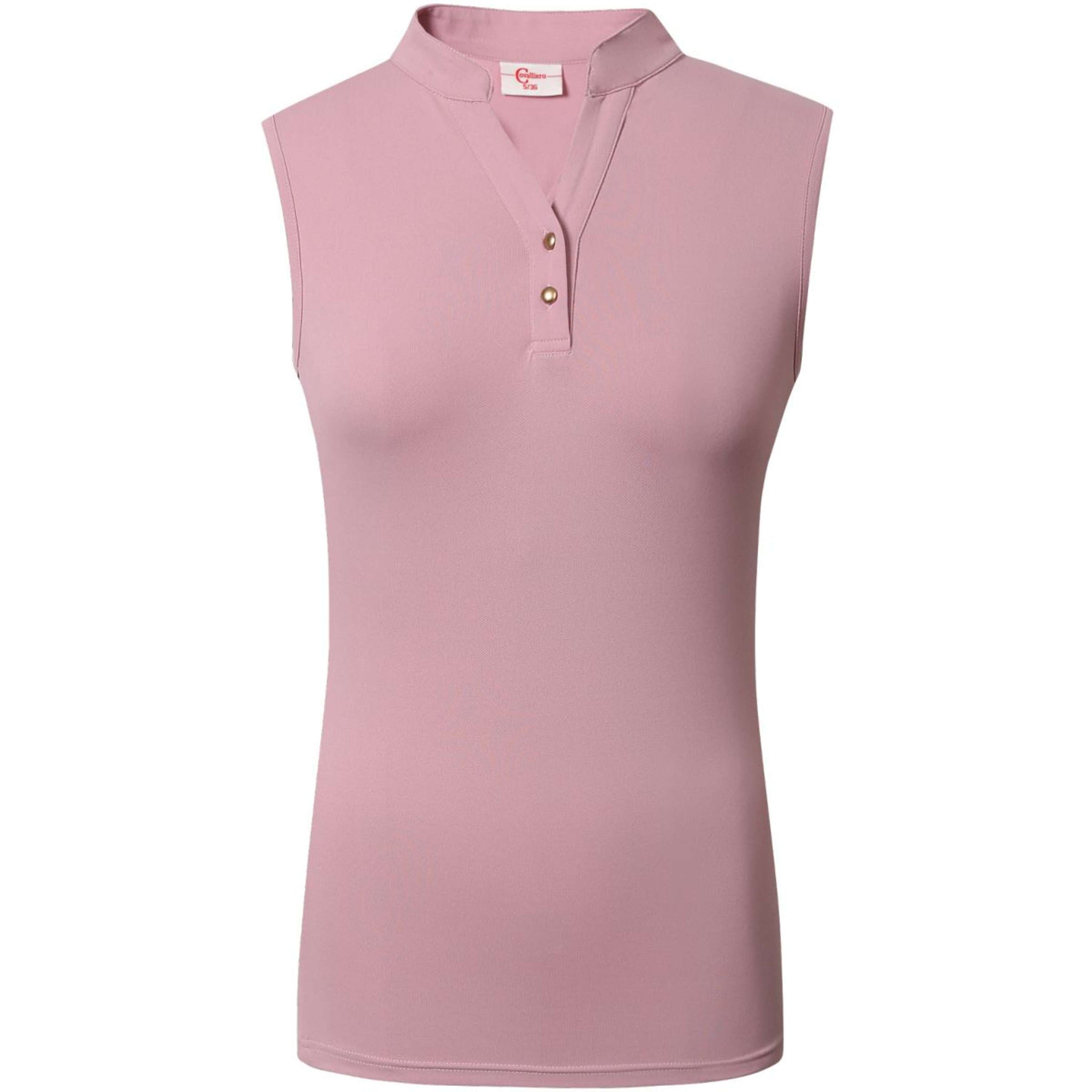 Covalliero Sans Manches Chemise Polo Pearl Rose
