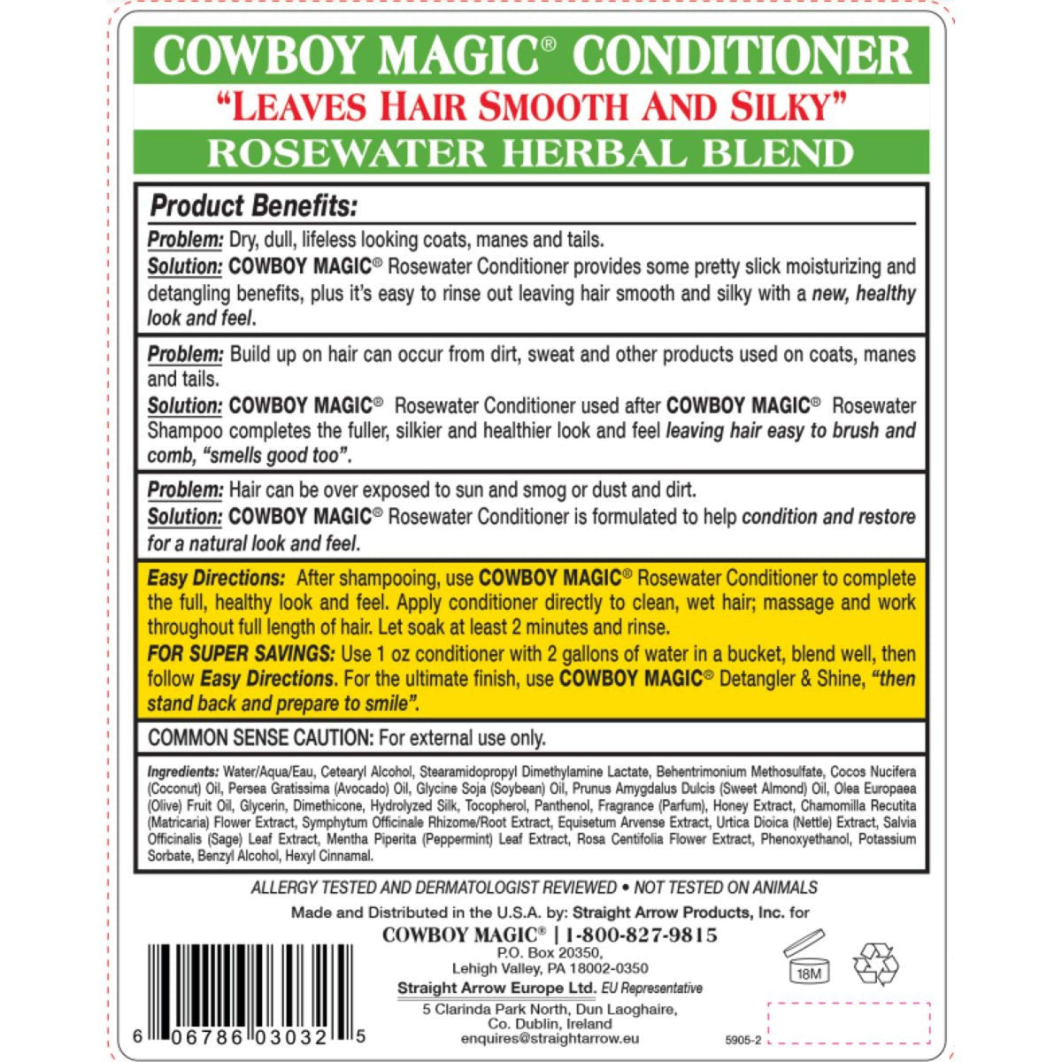 Cowboy Magic Rosewater Conditioner