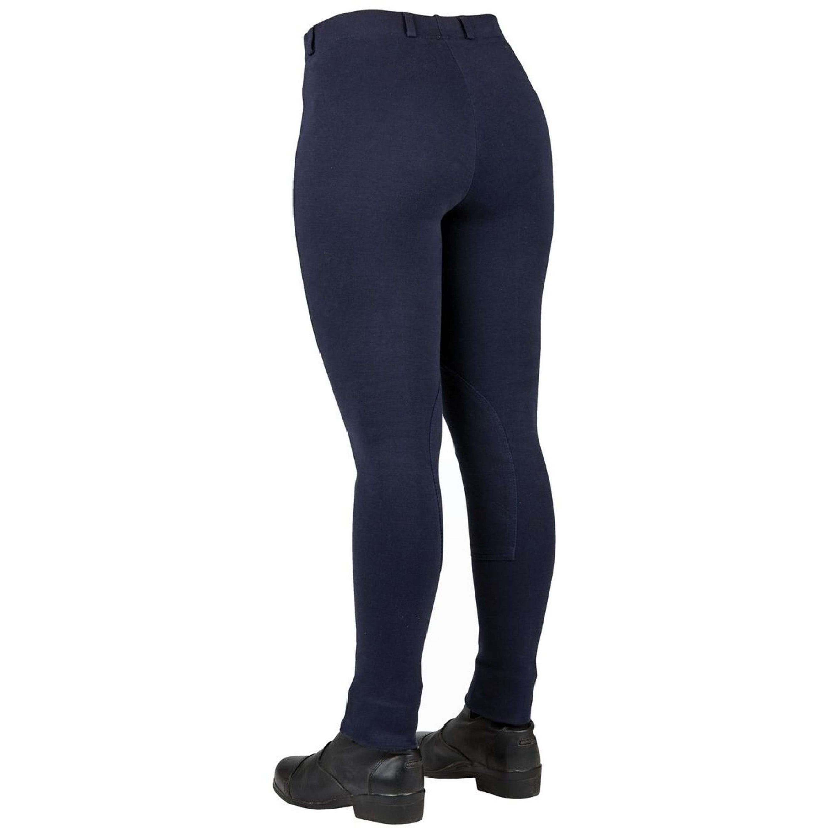 Dublin Pantalon d'Équitation Supa-Fit Pull On Knee Patch Jodhpur Marin Dublin Pantalon d'Équitation Supa-Fit Pull On Knee Patch Jodhpur Marin