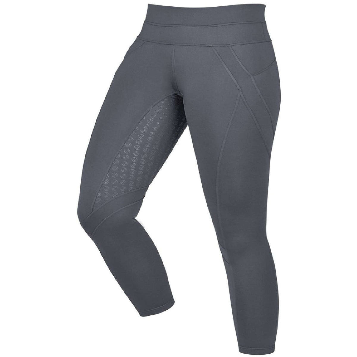 Dublin Legging d'Équitation Performance Thermo Active Charbon