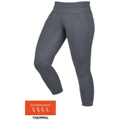 Dublin Legging d'Équitation Performance Thermo Active Charbon