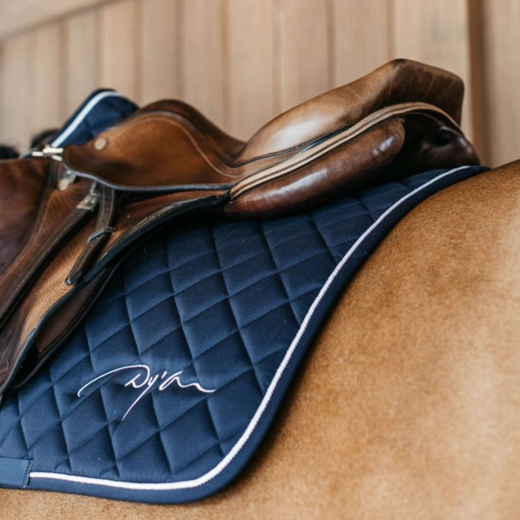 Dyon Tapis de Selle Diamond de Saut Marin