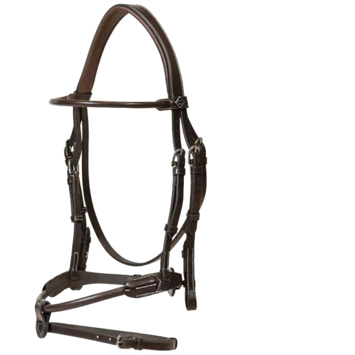 Mors De Bride En Cuir Marron Harborough - Taille Cob/Full Mors De Bride En Cuir Marron Harborough - Taille Cob/Full