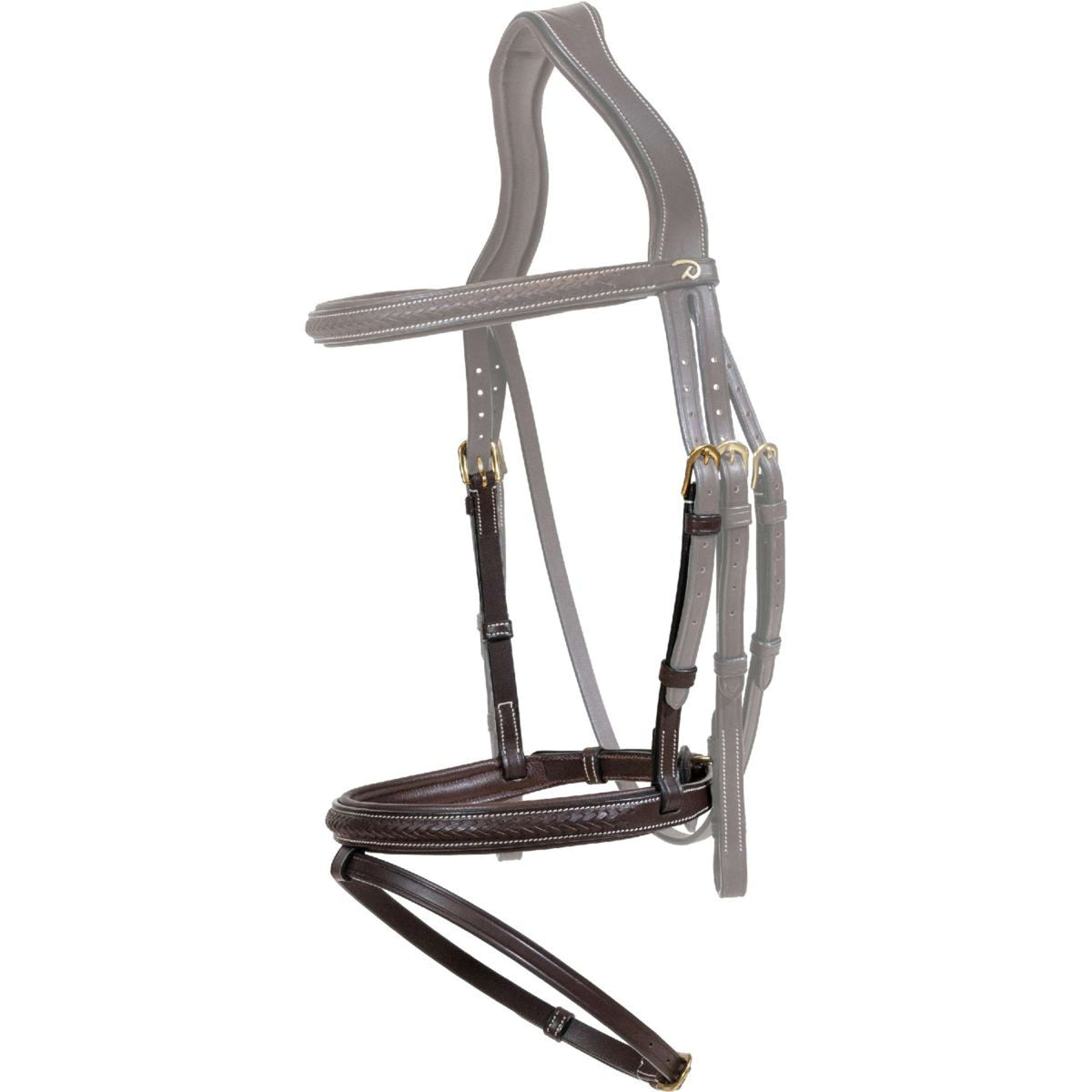 Dyon Muserolle Tissé Marron