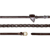 Dyon Rênes 1/2 Tressé Marron