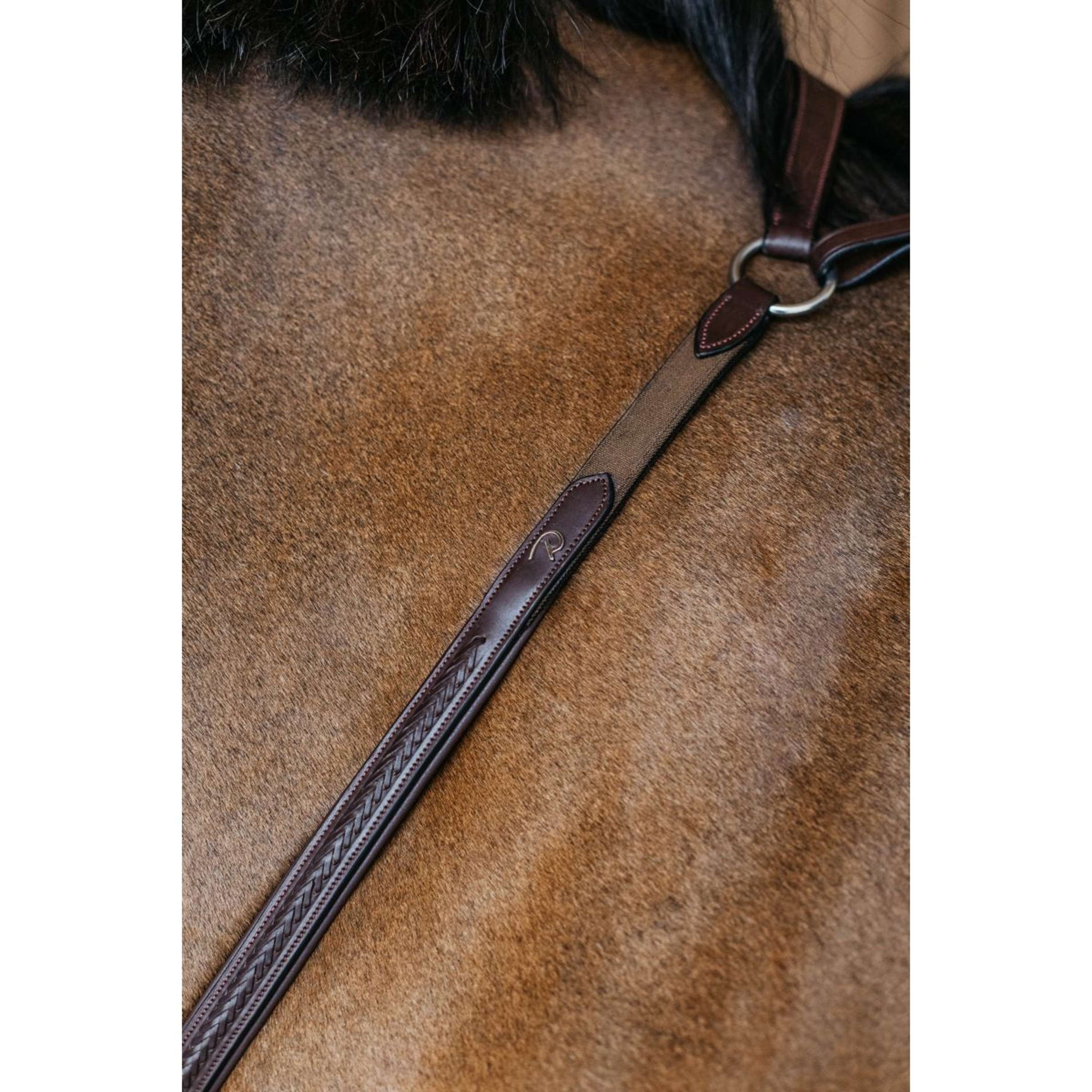 Dyon Collier de Chasse Bridge Tressé Marron Dyon Collier de Chasse Bridge Tressé Marron