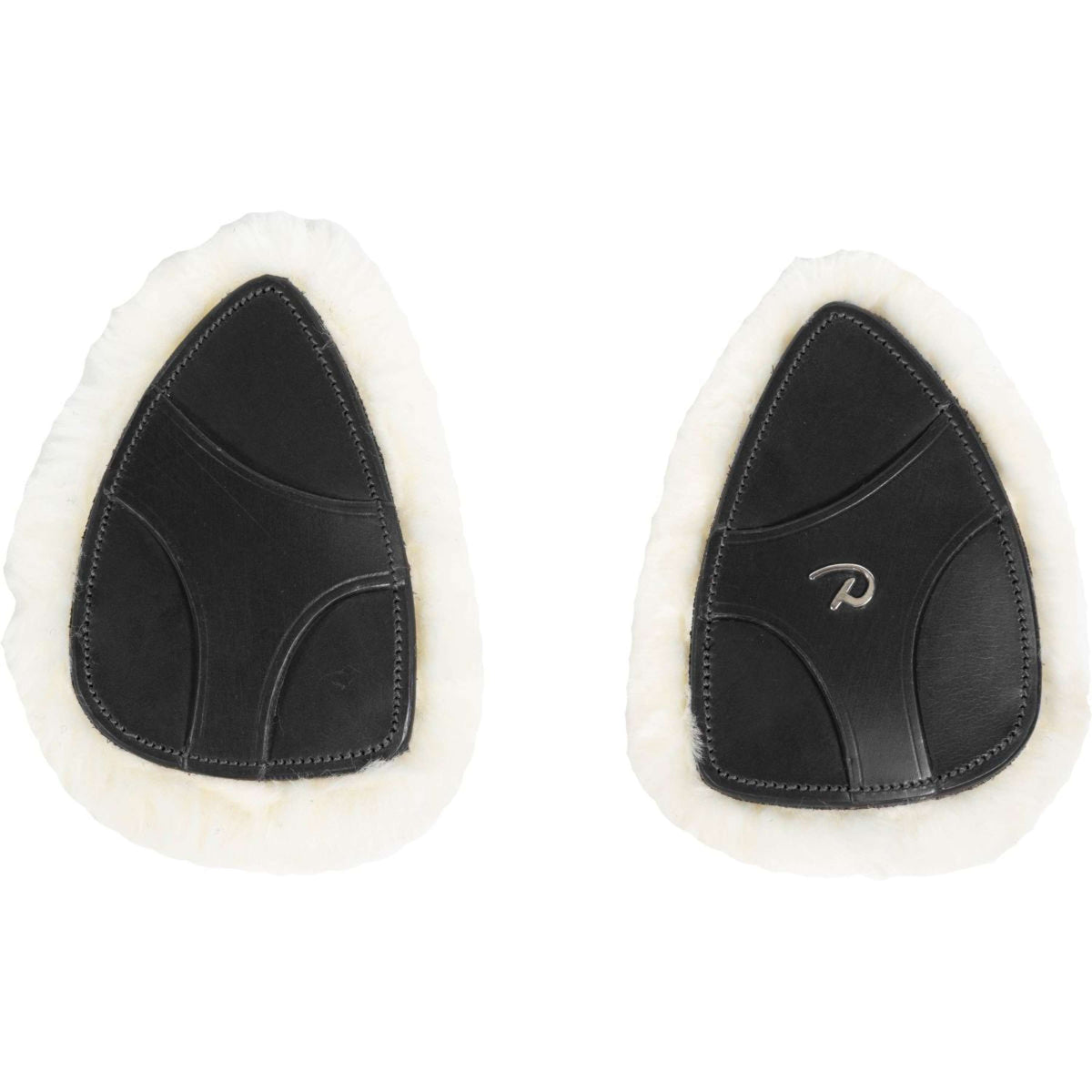 Dyon Protection de Poitrail 5 points New English Peau de Mouton Synthétique Noir