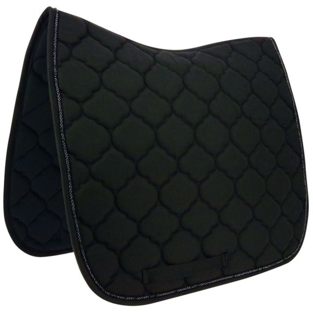 Riding World Tapis de Selle Rope Dressage Noir
