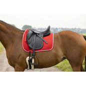 Riding World Tapis de Selle Girly Dressage Rouge