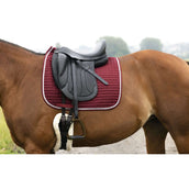 Riding World Tapis de Selle Girly Dressage Bordeaux