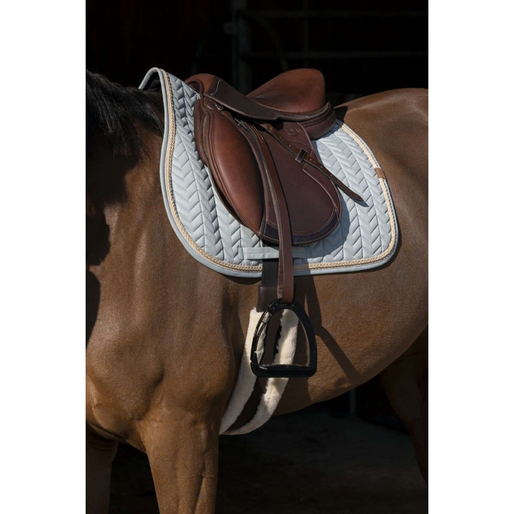 EQUITHÈME Tapis de Selle Softy Jumping Vert clair