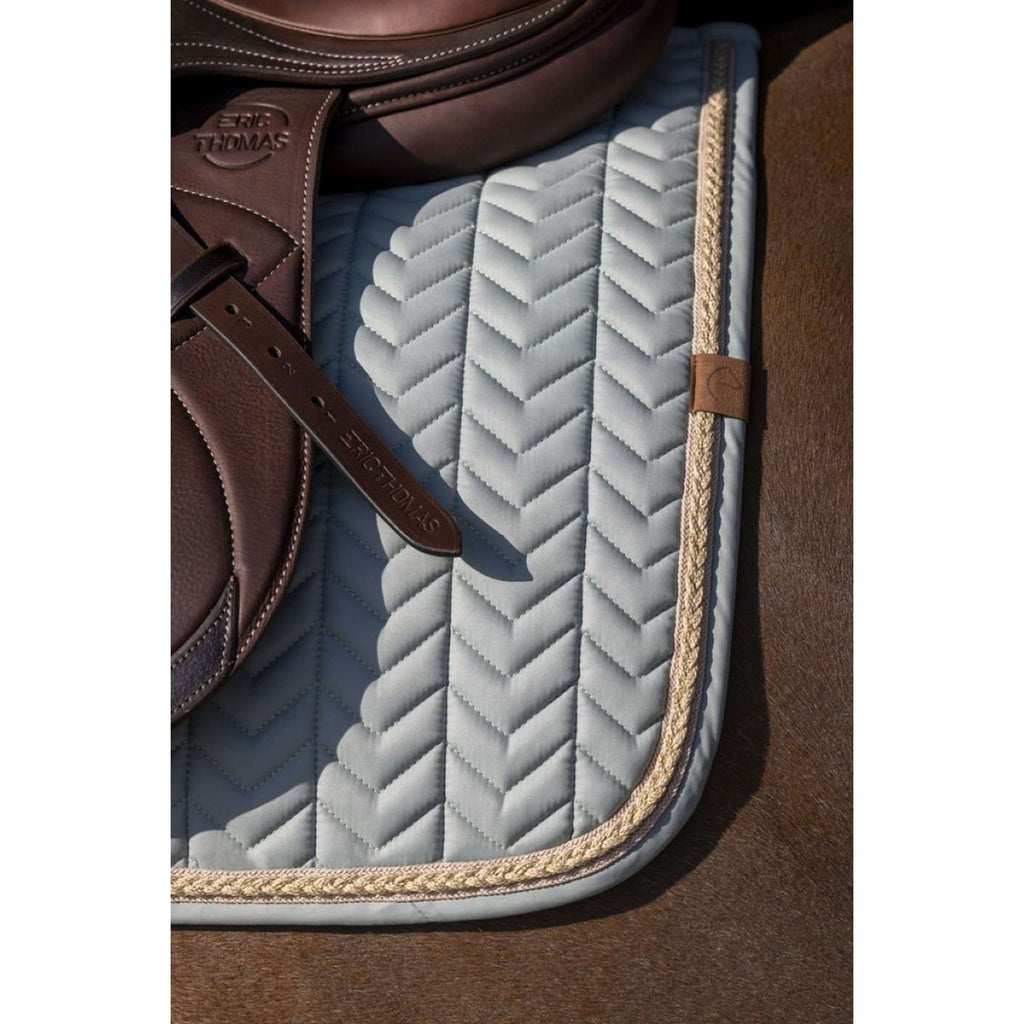 EQUITHÈME Tapis de Selle Softy Jumping Vert clair