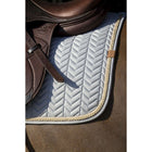 EQUITHÈME Tapis de Selle Softy Jumping Gris/Bleu