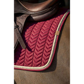 EQUITHÈME Tapis de Selle Softy Jumping Bordeaux