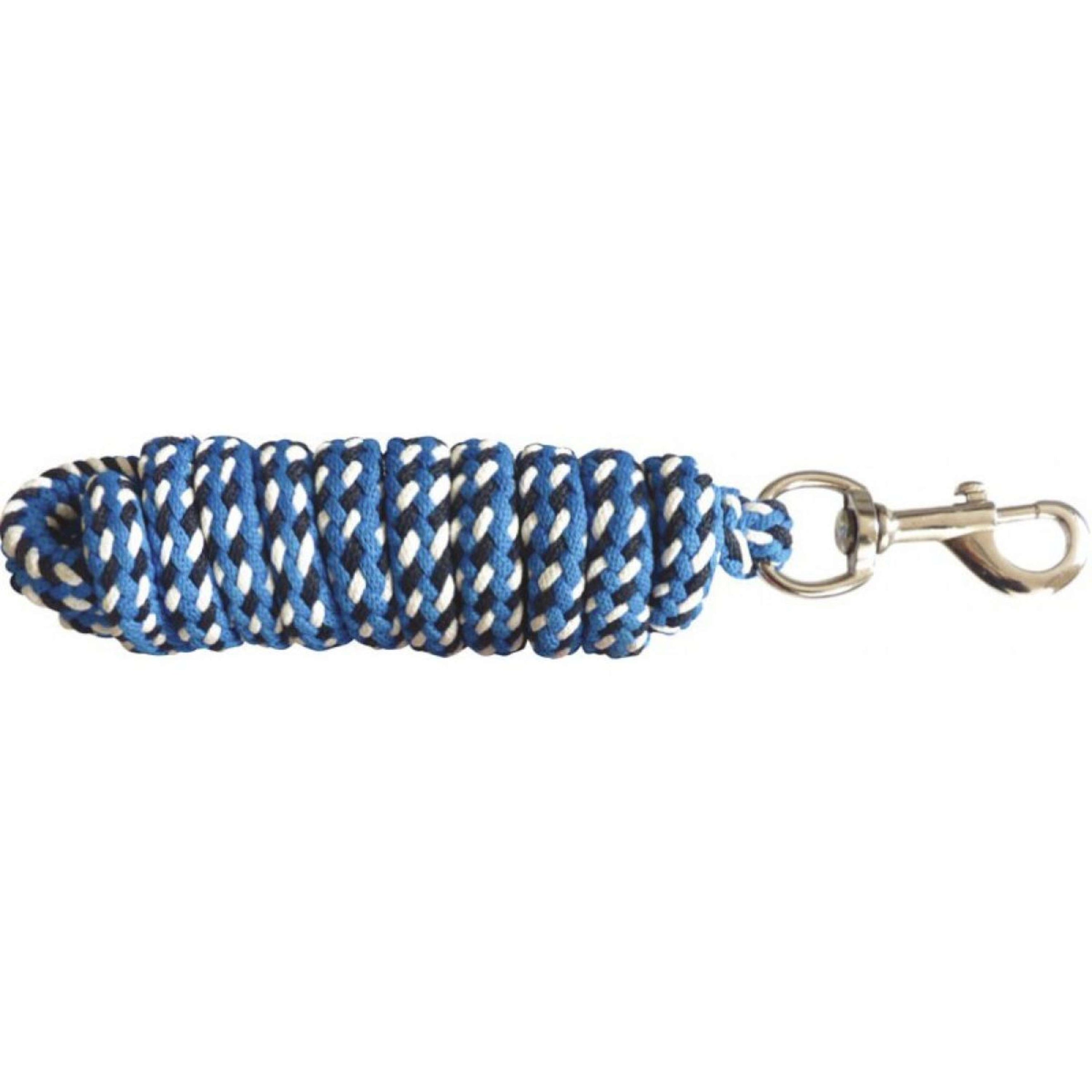Norton Corde pour Licol Tricolore Marine/Bleu Royal/Blanc