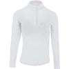 EQUITHÈME T-shirt de Concours Pekin Longues Manches Blanc